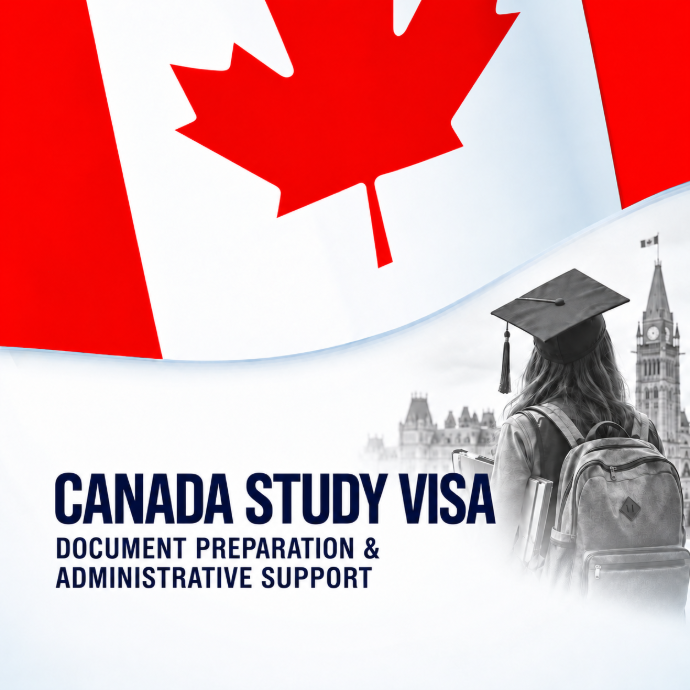 Canadian Study Permit Document Preparation & Administrative Support